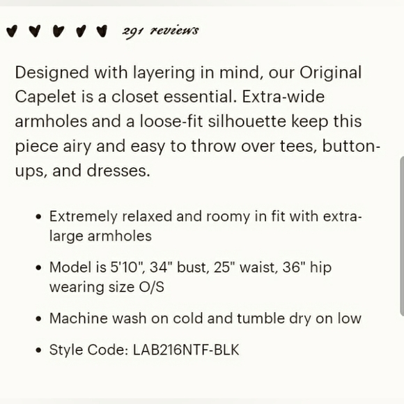 New Frank and Eileen Original Capelet Poncho triple fleece - Picture 5 of 9